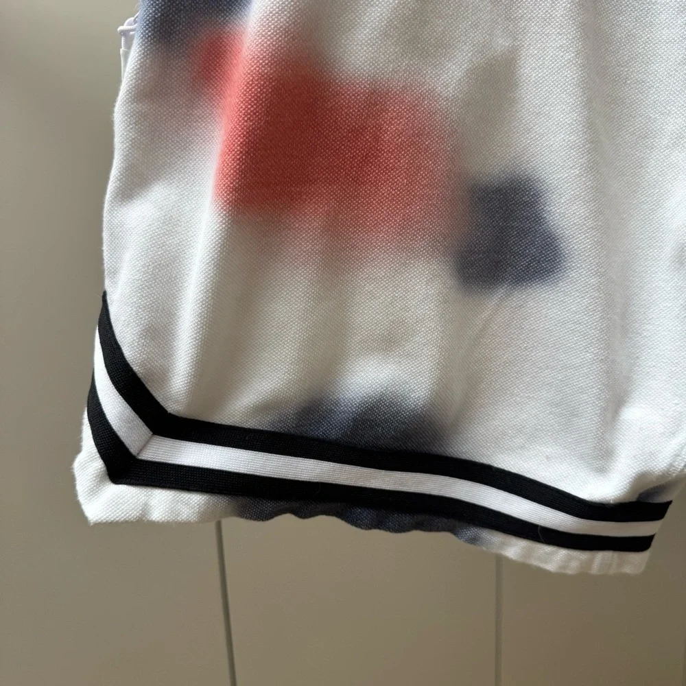 Zanerobe Gray and White Tie-Dye Shorts